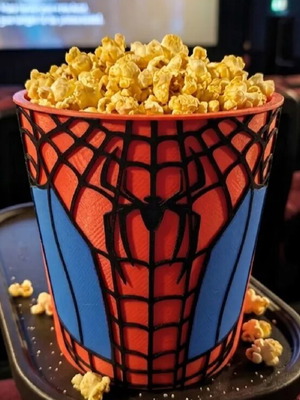 Bucket Popcorn Spider-Man new