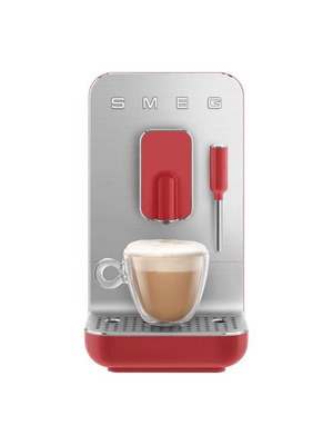 Smeg Αυτόματη Μηχανή Espresso 1350W 19bar Κόκκινη Καινούργια