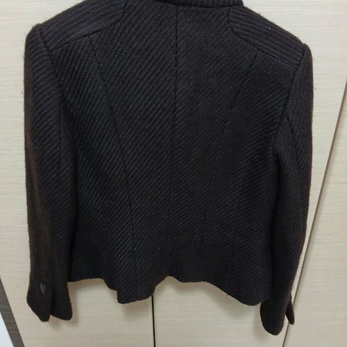 Brown coat-jacket 70% wool, like new, small