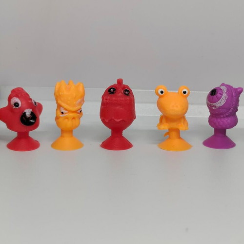 Stikeez Lidl collection like new, colorful suction figures