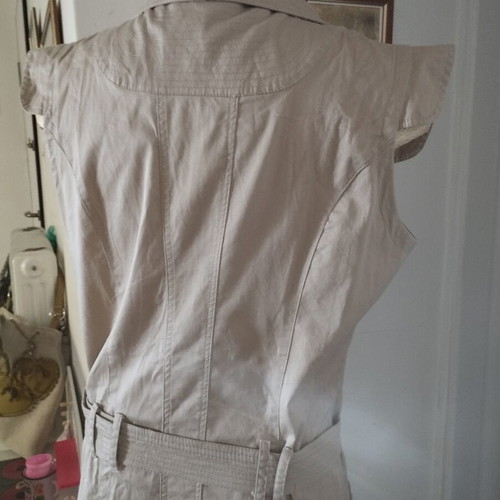 Sandro Ferrone cotton dress used, size L, beige