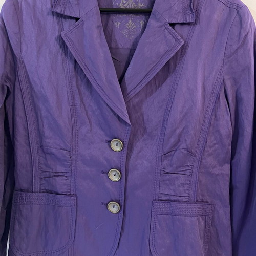 Gerry Weber blazer purple with crash-optik