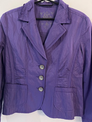 Gerry Weber blazer purple with crash-optik