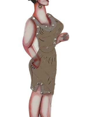 Karagiozis Figure "Kopela" Handmade Professional
