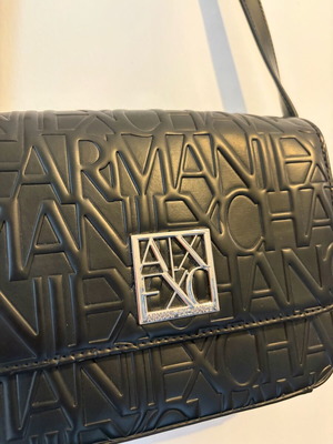 Armani Exchange black crossbody bag like new