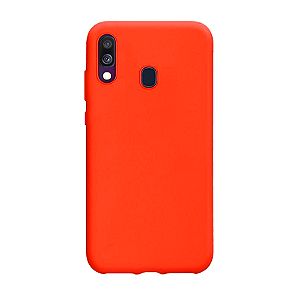 Θηκη Back Cover Σιλικονης για Samsung Galaxy A40 Κοκκινη Ολοκαινουρια Protective Cover For Samsung Galaxy A40 Phone Case Silicone Case Matte Red