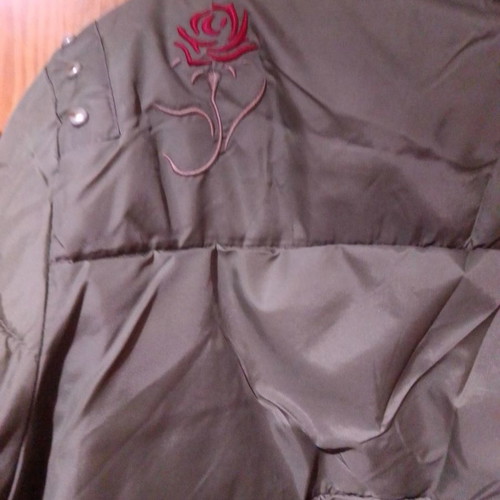 Kamora jacket used, women's olive color size XS