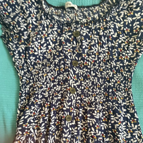 Midi dress like new, blue multicolor, size M
