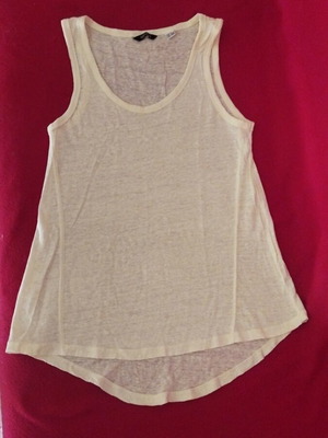 Esmara Yellow Spaghetti Strap Blouse New, Size M L