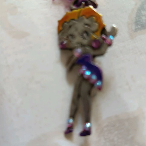 Handmade Betty Boop pin new
