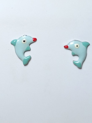 Silver earrings
