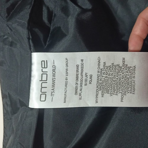 Men's windbreaker jacket like new, ice color, Ombre