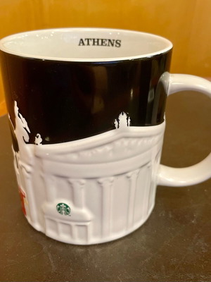 Starbucks Athens Relief Mug 16 oz Brand New