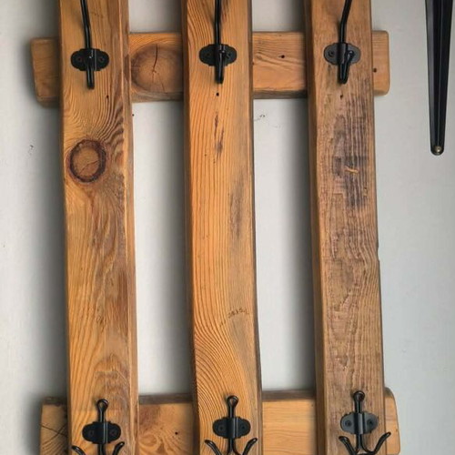 Handmade wooden hanger like new