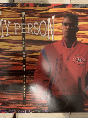 My Person You Got Me Running 12" Maxi-Single βινύλιο 1992 Italo-House