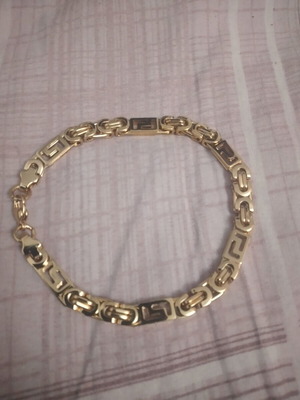 Bracelet of medical steel new, orange
