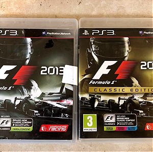 Formula 1 2013 Normal + Classic Edition PlayStation 3 αγγλικά πακέτο