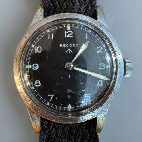 Record Dirty Dozen WWII watch used, British Army