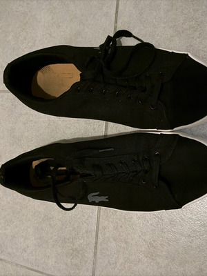 Lacoste sneakers size 45 used, black
