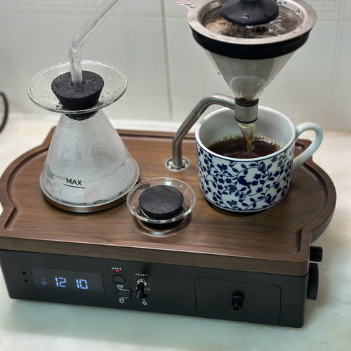 Barisieur Coffee Alarm Clock used, premium designer coffee maker