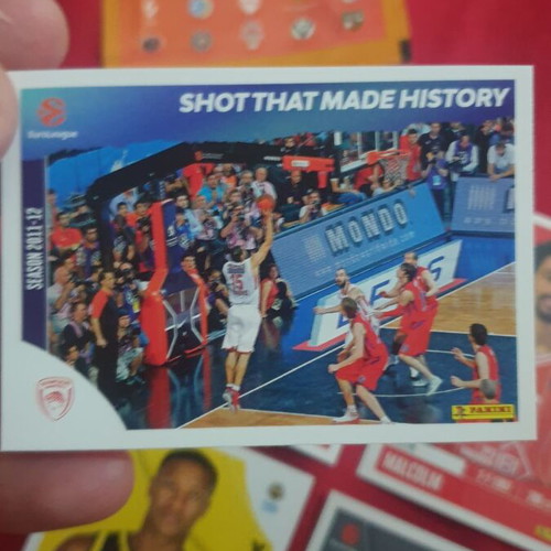 Euroleague Basketball 2025-2026 Panini stickers new, Olympiakos set