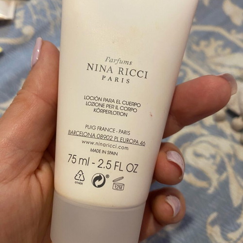 Nina Ricci Body Lotion used Les Belles de Nina