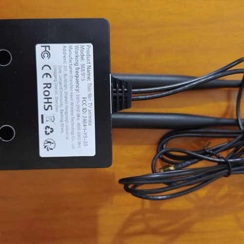 Wi-Fi Dual Band External Antenna new with base and magnetic mount