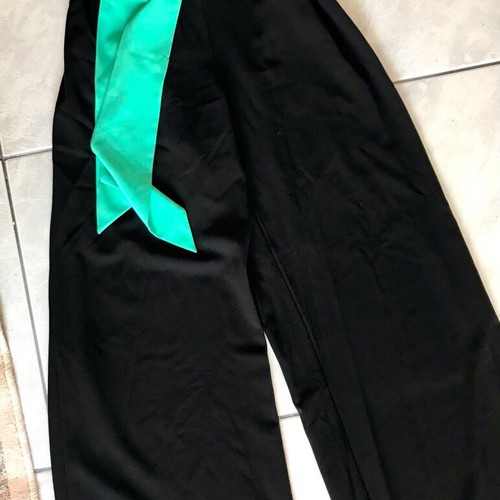 One-piece jumpsuit like new, black and green, size L