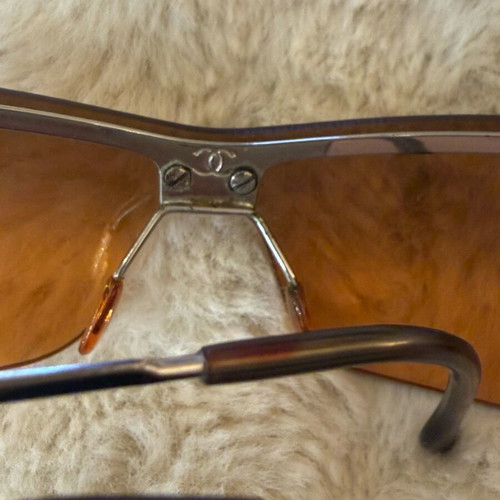 Chanel sunglasses used, orange