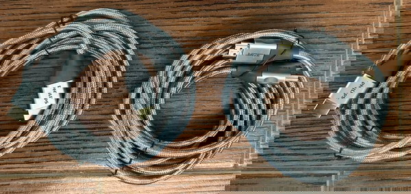 2x Τεμάχια Καλώδιο Philips HDMI 2.0 Braided Cable HDMI male - HDMI male 3m