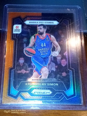 2023-24 Prizm EuroLeague Basketball Krunoslv Simon Prizm Black-Orange