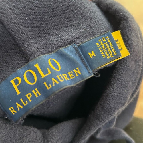 Polo Ralph Lauren Hoodie Navy Blue Used Medium