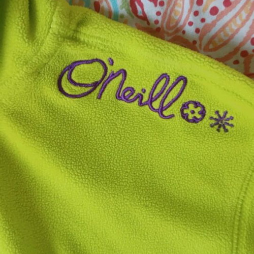 O'Neill fleece like new, size L, yellow