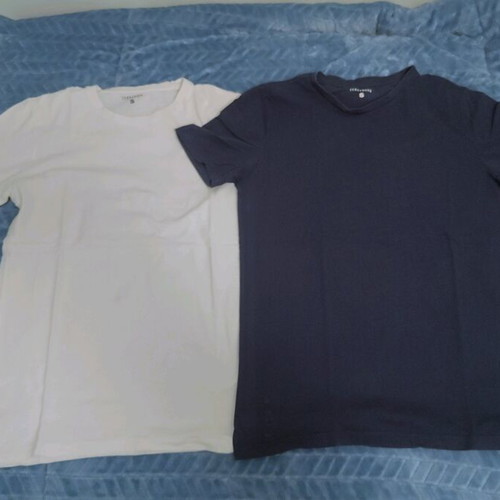 Terranova t-shirt set, white and dark blue, size S, like new