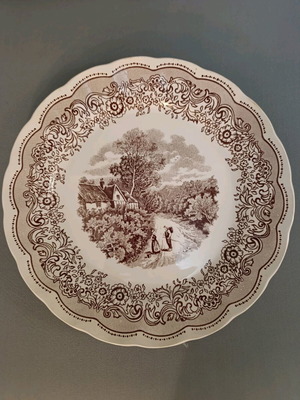 Collectible Vintage Plate Swiss Landscape made in Italy