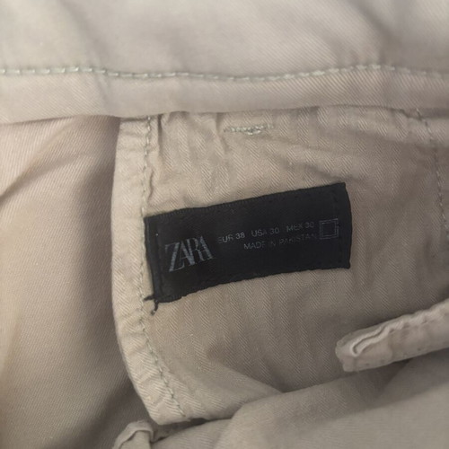 Zara men's chino pants beige cream EU 38, pack of 2