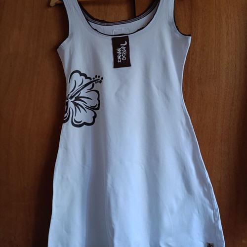 Tropical Mini Dress Baobab Company Indian Ocean Small like new, white and brown