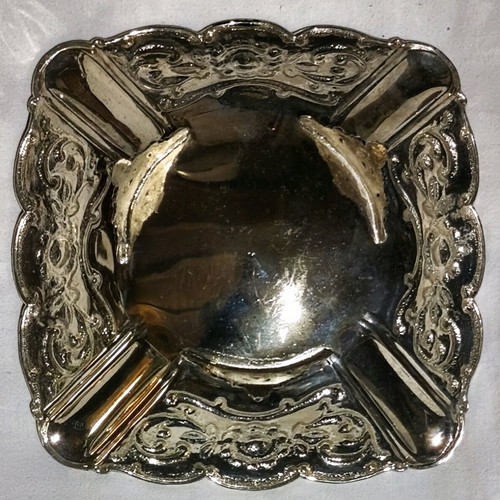 Silver-plated container like new