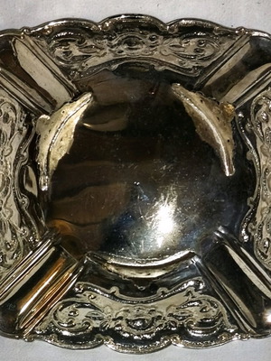 Silver-plated container like new