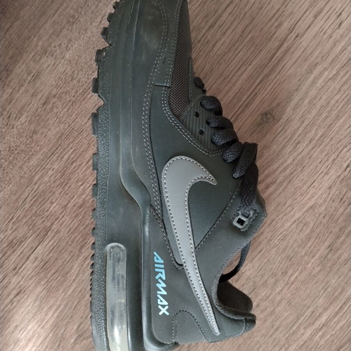 Nike athletic shoes, dark grey, size 37.5
