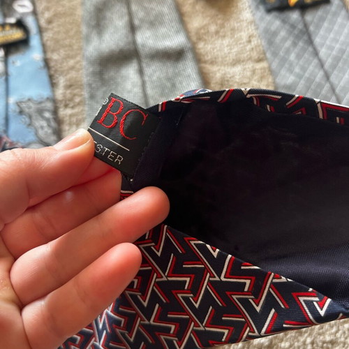 Set of 5 ties like new, various brands, multicolored