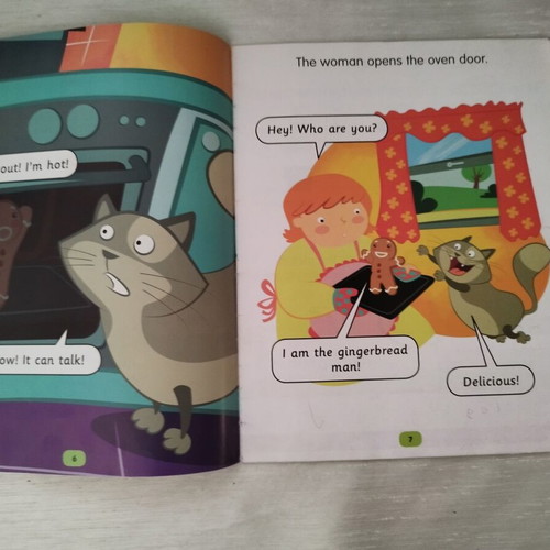 English book The Gingerbread Man like new, level 1
