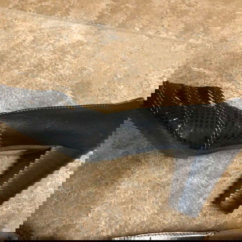 Γόβες Senza Marca μεταχειρισμένες, μαύρες, γνήσιο δέρμα, μέγεθος 38