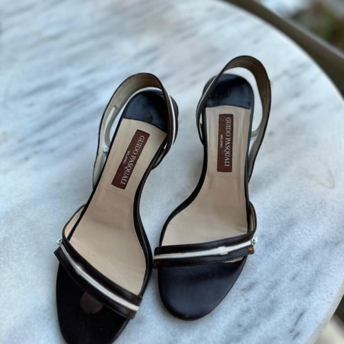 Guido Pasquali Milano sandals like new, beige and brown, size 37.5