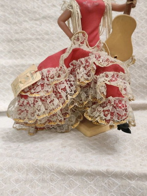 Vintage Spanish Flamenco Doll MARIN used with tag