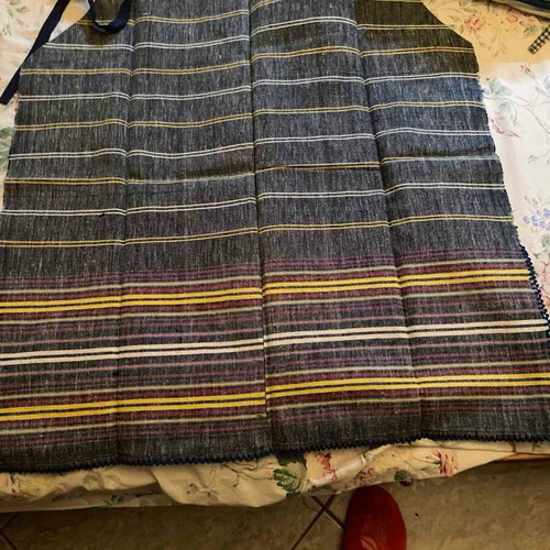 Handmade woven aprons unused vintage 1970