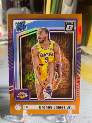 NBA Donruss 2024-25 Bronny James Jr optic /75 cards set of 6 like new