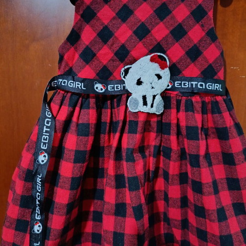 Evita winter dress for 3 years old, like new, red