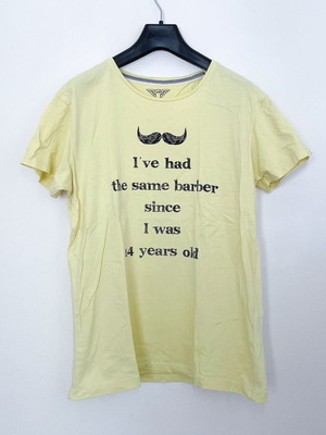 Gnious T-shirt κοντομάνικο Medium μεταχειρισμένο, κίτρινο