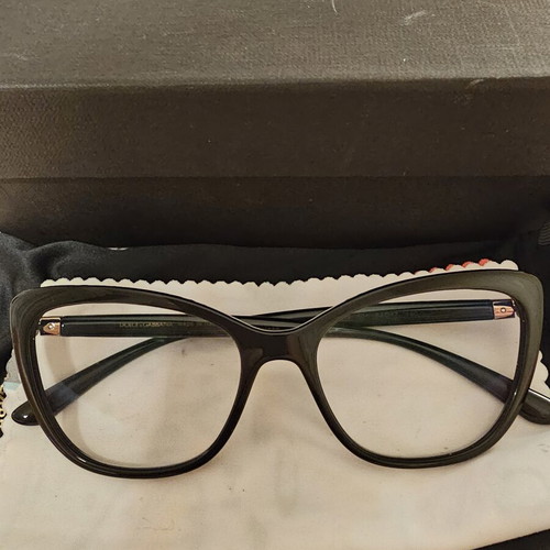 Dolce & Gabbana Cat-Eye Glasses like new, black acetate frame